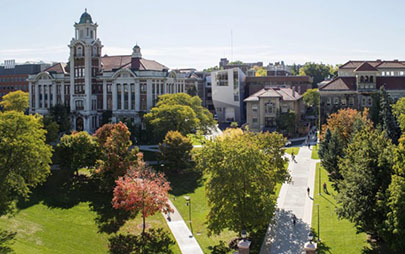 Syracuse Center for Aging and Policy Studies (CAPS), campus panorama