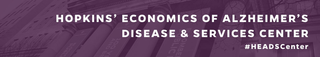 Hopkin's Economics of Alzheimer's Disease & Service Center