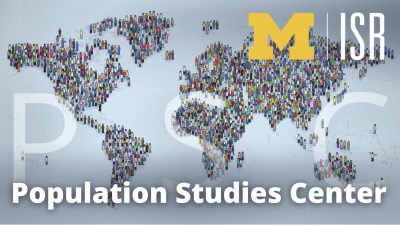 logo with map - Michigan Population Studies Center (PSC)